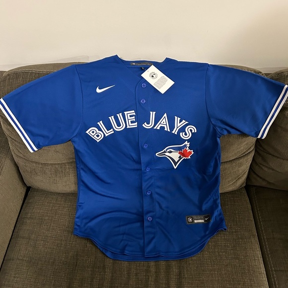 Nike Other - $115 Nike Authentic Toronto Blue Jays MLB Baseball Blue Jersey Men’s Size: M